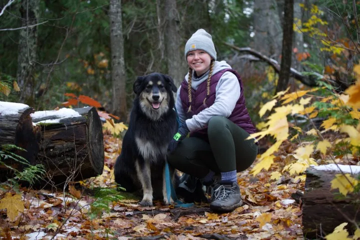 Jocelyn Peters With Dog