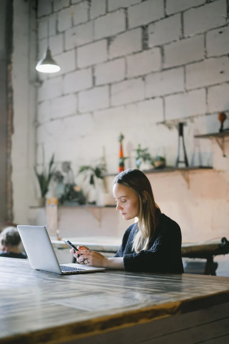 Woman loving her career but experiencing burnout