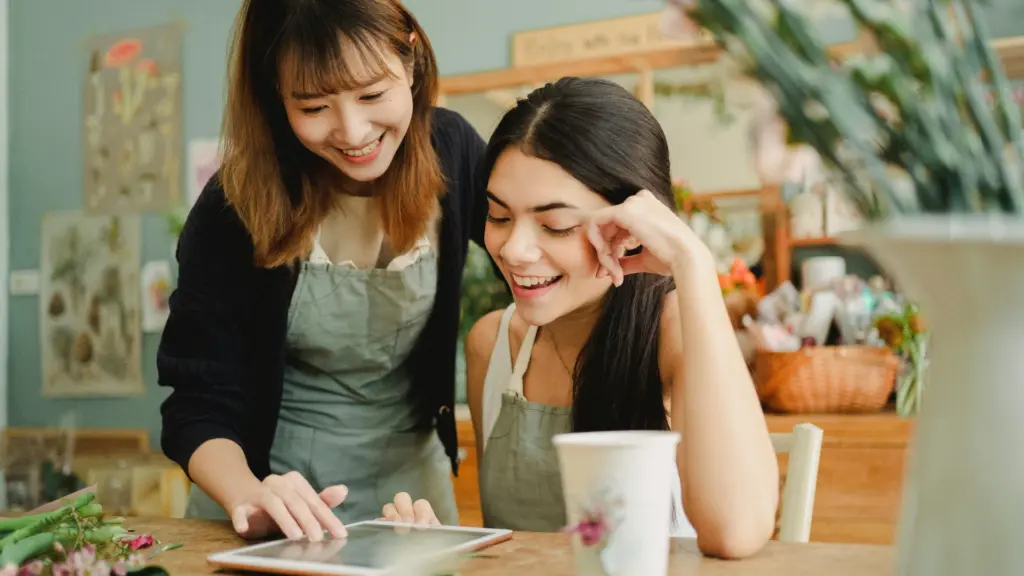 Florist Happy Doing Job They Love