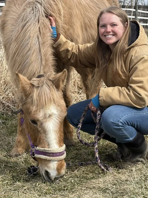 Jocelyn Peters With Butter Bright Spot Therapy Rescue Horse